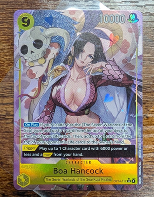 Boa Hancock OP14-112 Alternate Art Azure Sea's Seven One Piece