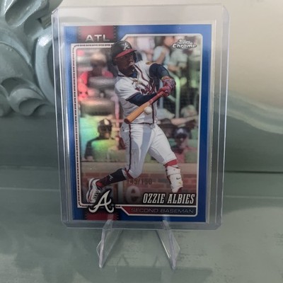 2026 Topps Chrome - Ozzie Albies #297 True Blue Refractor /150