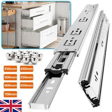 Drawer Slides Heavy Duty Full Extension Replacement Ball Bearing Runners Track
