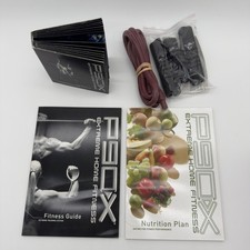 NEW Open Box P90X Extreme Home Fitness Program DVD Set w/ Bands Guides in Origin