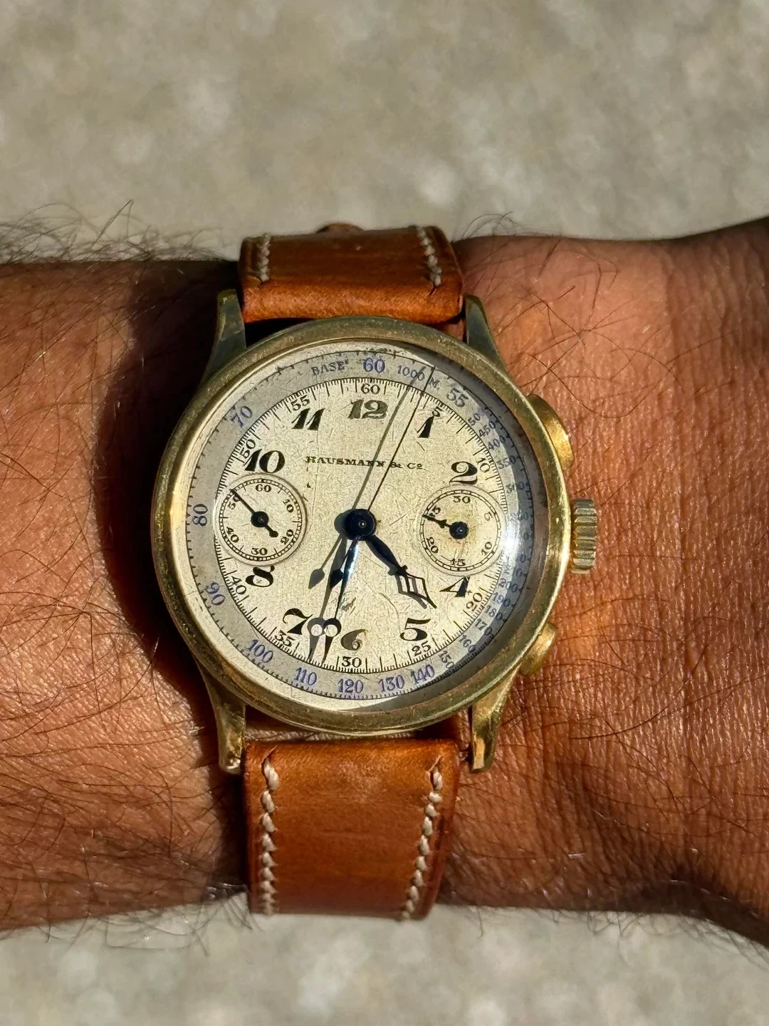 Breguet — 1940’s Hausmann & Co. 18k Chronograph