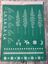 Fa La La Chalk Couture Size C 12x18 Holiday New Sealed
