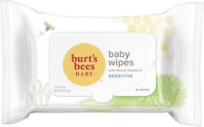  Free Duty Tax Burt's Bees Baby Chlorine-Free Wipes, 72 Count Pack of 1 -