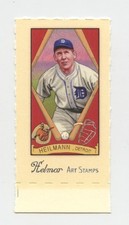 HARRY HEILMANN SCARCE HELMAR STAMP BASEBALL CARD WITH UNCUT TAB