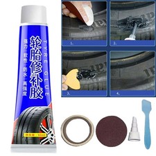 Tire Patch Plug Sidewall Repair Glue For Side Bonding Or Tire Leakage 50ml USA