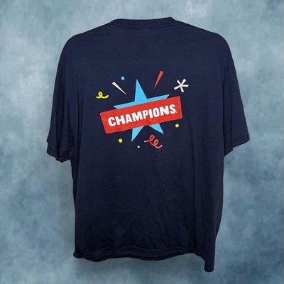 Port & Company Champions Double-Sided Graphic T-Shirt Size Large