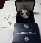 2014 W American Eagle One Ounce Silver Proof Coin w/ Original Box & COA