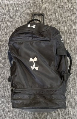 Under Armour Team USA Vancouver 2010 Olympic Rolling Duffel Gear Bag Black