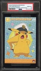 2025 ENSKY POKEMON CAPTAIN PIKACHU VER. B RAYQUAZA RISING BROMIDE GUM PSA 10