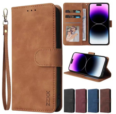 Hülle für iPhone 17 Pro Max 16 15 14 11 13 12 7 Plus XR Leder Flip Wallet Cover