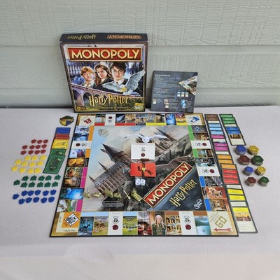 Monopoly Harry Potter Edition Board Game Magical Adventure at Hogwarts COMPLETE