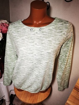 Schicker Pullover Gr. L hellgrün meliert von Laura T. classic