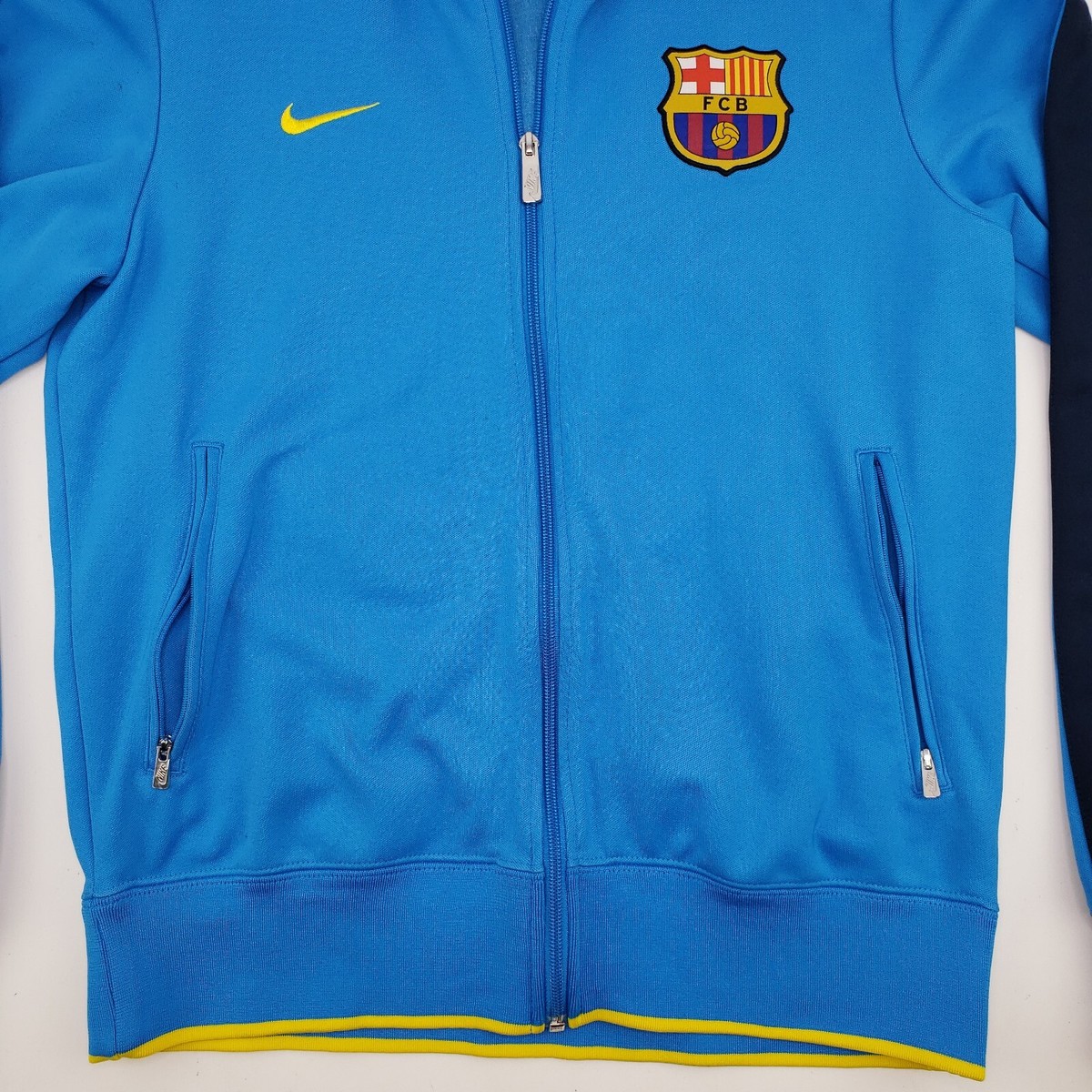 2011-2012 Nike FC Barcelona N98 Track Jacket Full Zip Blue