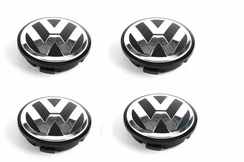 New Genuine VW Alloy Wheel Center Hub Cap Logo 56MM Set Of 4 3B7601171XRW OEM