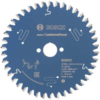 Kreissägeblatt Expert for Laminated Panel D.140mm Bohrung 20mm 42Zähne WZ BOSCH
