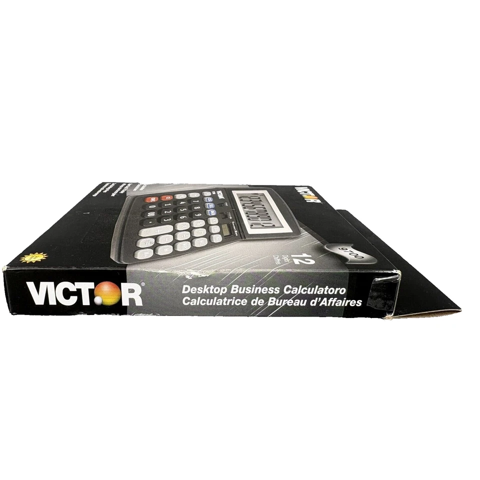 Victor 9700 12 Digits Large Tilt Display Tax Calculator - Image 3 of 4
