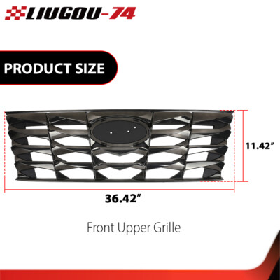 Rejilla Superior Delantera Niquelada Para Hyundai Tucson 2022-2023 | KARPAL, Reemplazo OEM 86350-N9000