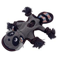 Duvo+ Hundespielzeug WaschbäR Grau 34X23X5Cm Robust FüR Kleine & GroßE Hunde
