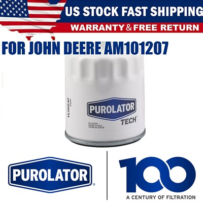 Purolator Oil Filter For John Deere Engine #AM101207 | eBay