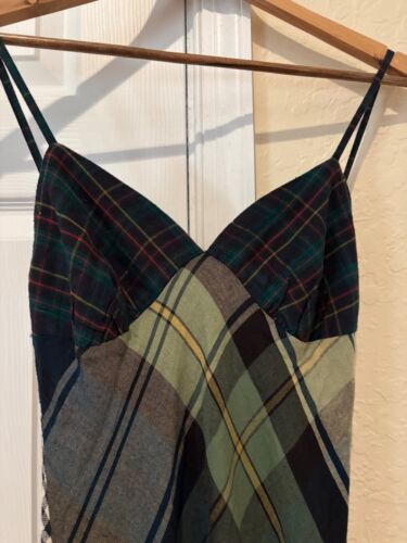 Denim & Supply Ralph Lauren Women's New Plaid Cotton Halstead Maxi Dress XS - Picture 4 of 9