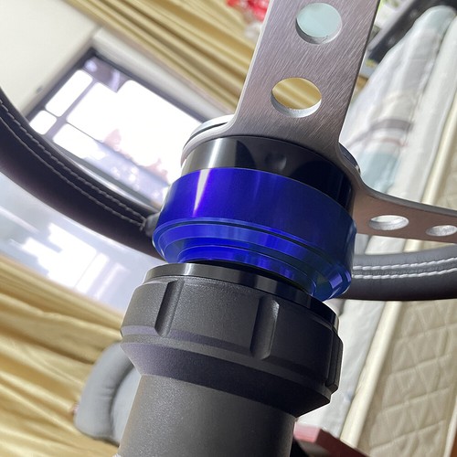 Blue Quick Release For SIMAGIC MOZA Simulator Steering Wheel Adapter 6x70mm PCD - Picture 3 of 7