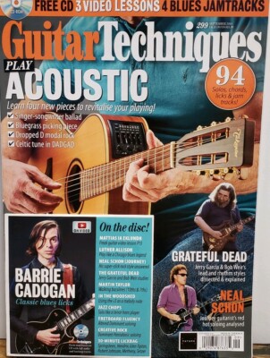 Guitar Techniques Sept 2019 #299 Play Acoustic Barrie Cadogan FREE SHIPPING CB