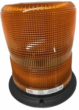 Grote 77133 Strobe Light 6.7 in. Height Amber 12-48V, 1 in. Pipe/Flange Mount