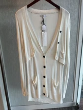 Women’s Adam By Adam Lippes Long Cardigan Size M