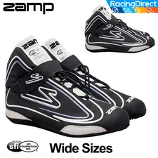 ZAMP - ZR-50 WIDE SFI-5 Auto Racing Shoes - SFI Rated Dirt Track Karting+ Shoes