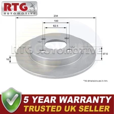 Rear Brake Disc Fits Kia Picanto 2004- Hyundai i10 2008- 1.0 1.1 CRDi 1.2 #1