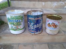 Lotto Tre Grandi Latte Gelati Anni 80 Originali, Vintage No Motta No Eldorado 