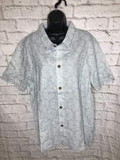 Rhythm Gleam Short-Sleeve Shirt - Men's Sea Gleam, XL