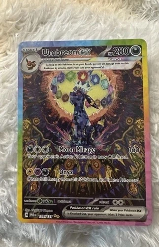 1-200 Chance  Umbreon ex 161/131 Sv: Prismatic Evolutions Holo Read Description