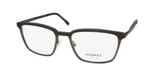 NEW MOREL OGA 10205O EYEGLASSES MENS BROWN FULL-RIM 56-20-150 SQUARE MG12 METAL
