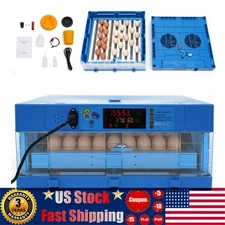 64 Eggs Digital Incubator with Fully Automatic Egg Turning Humidity Chicken Duck