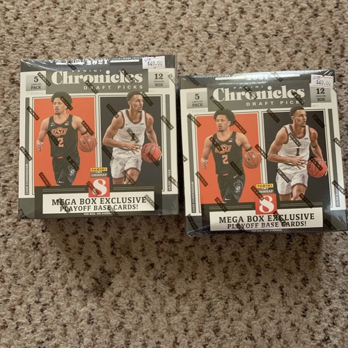 2 tarjetas coleccionables Mega Box Cade 2021 Panini Chronicles NBA selecciones del draft de baloncesto - Imagen 1 de 2