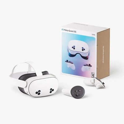 Meta Quest 3S 128GB VR Headset W Controllers - USED | eBay