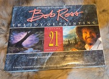 Bob Ross The Joy of Painting Volume 21 1993 Oil Painting Guide Book