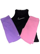 Nike 3pc Bundle Girls 1 Tank, 2 Pair Of Shorts - Size L