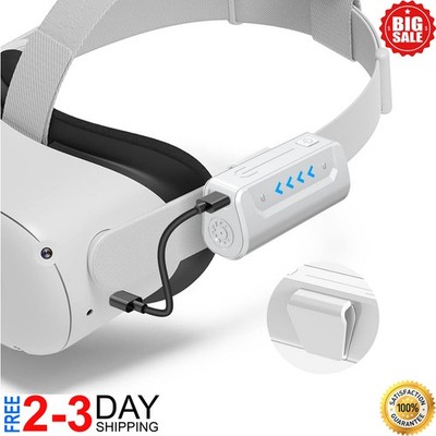 Battery Pack for Meta Quest 3/3S and Oculus Quest 2, 5000Mah Extended Battery fo