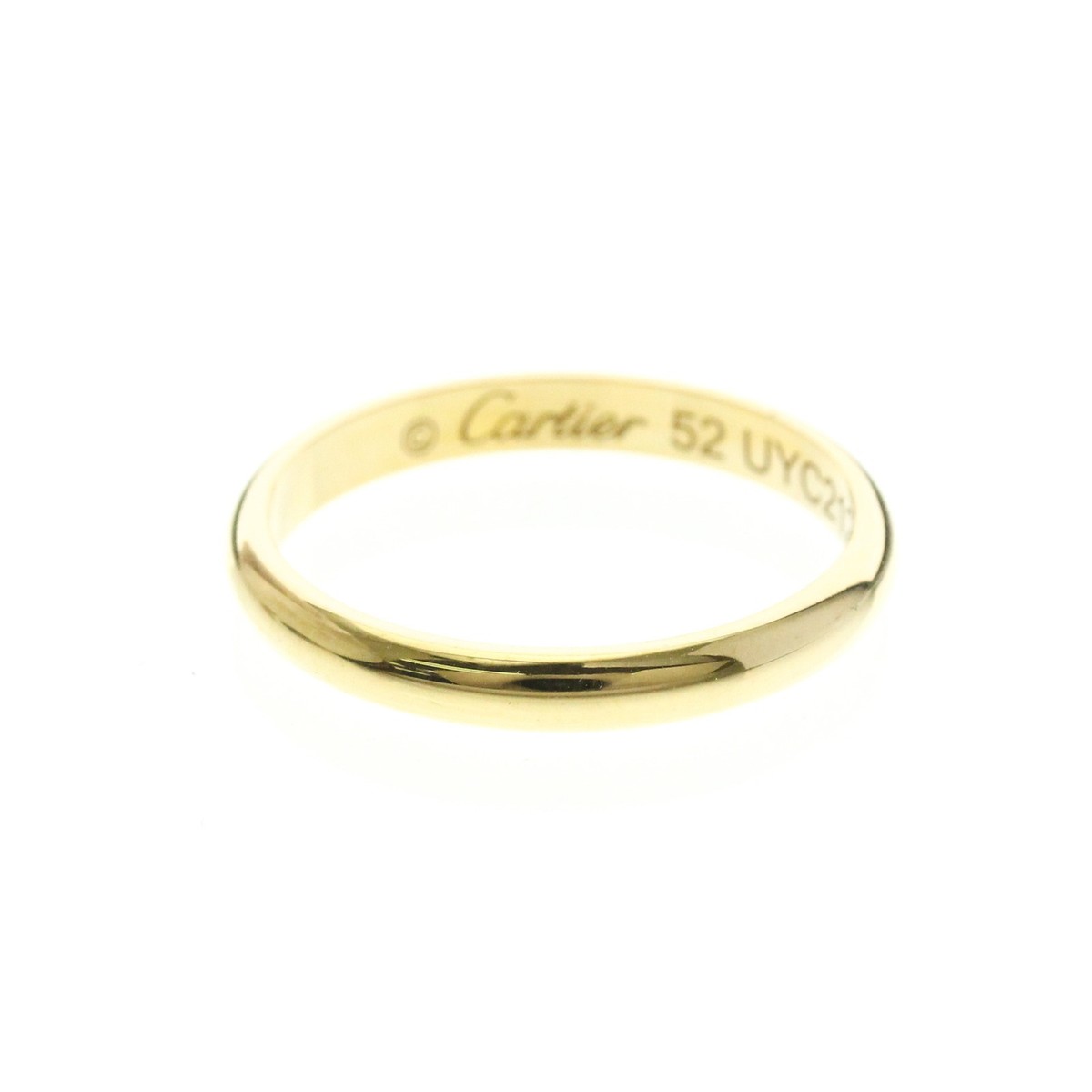 Cartier 1895 Wedding Ring Yellow Gold (18K) Fashion No Stone Band