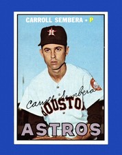 1967 Topps Set-Break #136 Carroll Sembera NM-MT OR BETTER *GMCARDS*