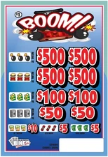 NEW pull tickets BOOM! / $5 BOTTOM - Instant Tabs