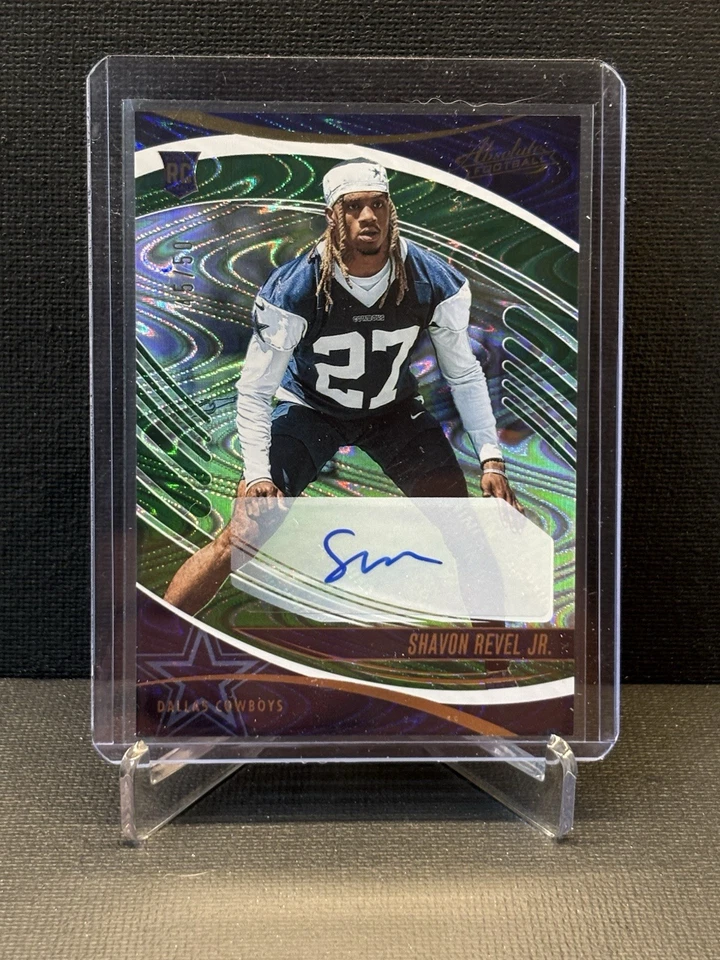 2025 Absolute Shavon Revel Jr #176 Rookie Signatures Green Wave /40 Cowboys - Image 3 of 3
