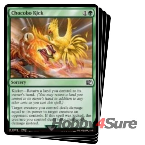 MTG　FF　のぼり　旗 MTG FF のぼり 旗 Chocobo Kick X4 M/NM Magic: The Gathering