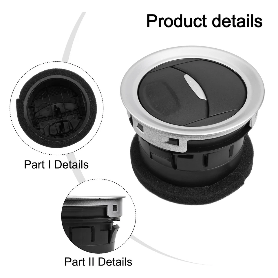 Potenciador de flujo de aire respiraderos laterales del tablero para tu Ford Fiesta modelo año 2017 Foto 2 de 4