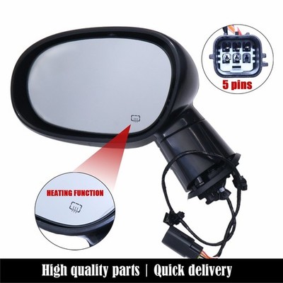 Fits 2015-2019 Dodge Challenger Left Driver LH Side Door Mirror Assembly Steel
