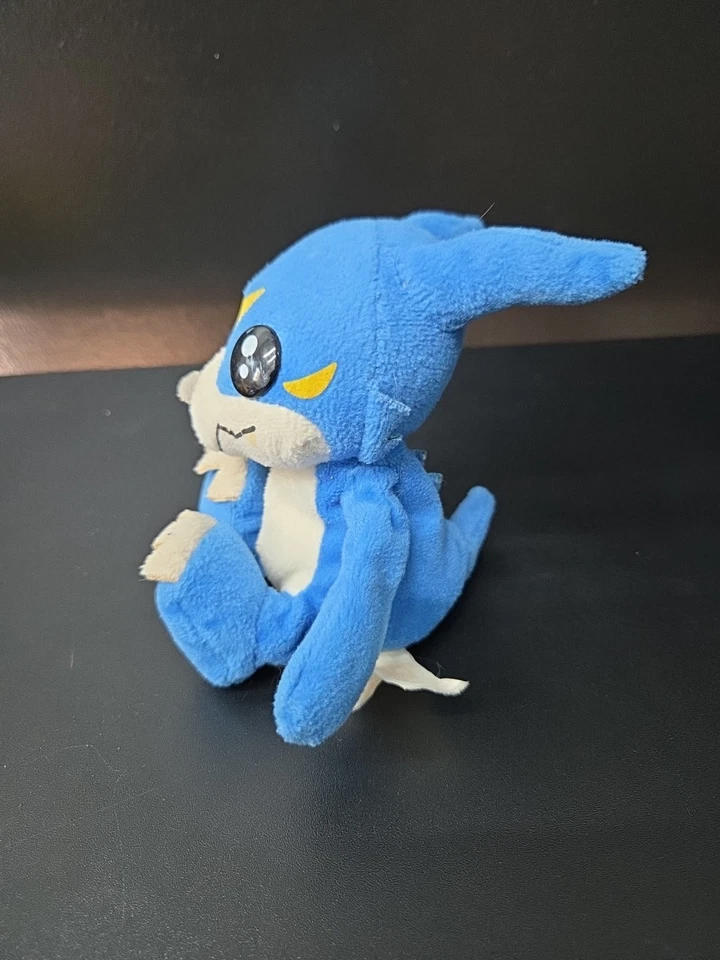Digi-Pal Veemon Digimon Bandai Bean Bag Plush 1997 Vintage VG Condition  - Image 2 of 4