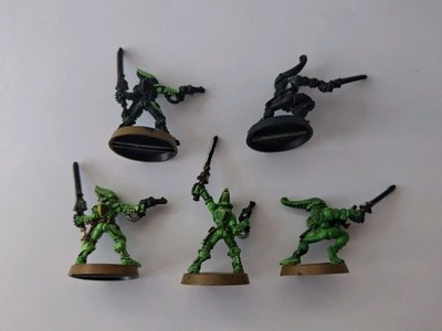 Warhammer 40k, Eldar 5 x Striking Scorpions. Metall, OOP Squad