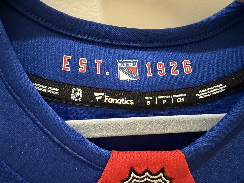 Men’s adidas Patrick Kane #88 New York Rangers Authentic Home Blue Jersey Sz S - Image 3 of 3